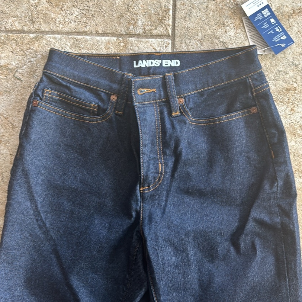 Women’s NWT Lands End jeans size 6 / E8 - Picture 2 of 5